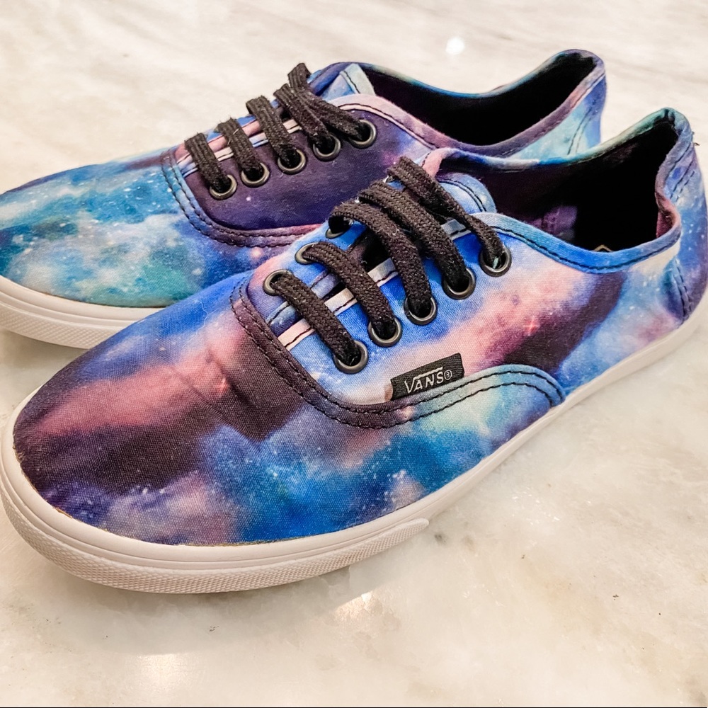 Vans Galaxy Print canvas sneakers, Youth size 4, women’s 5.5